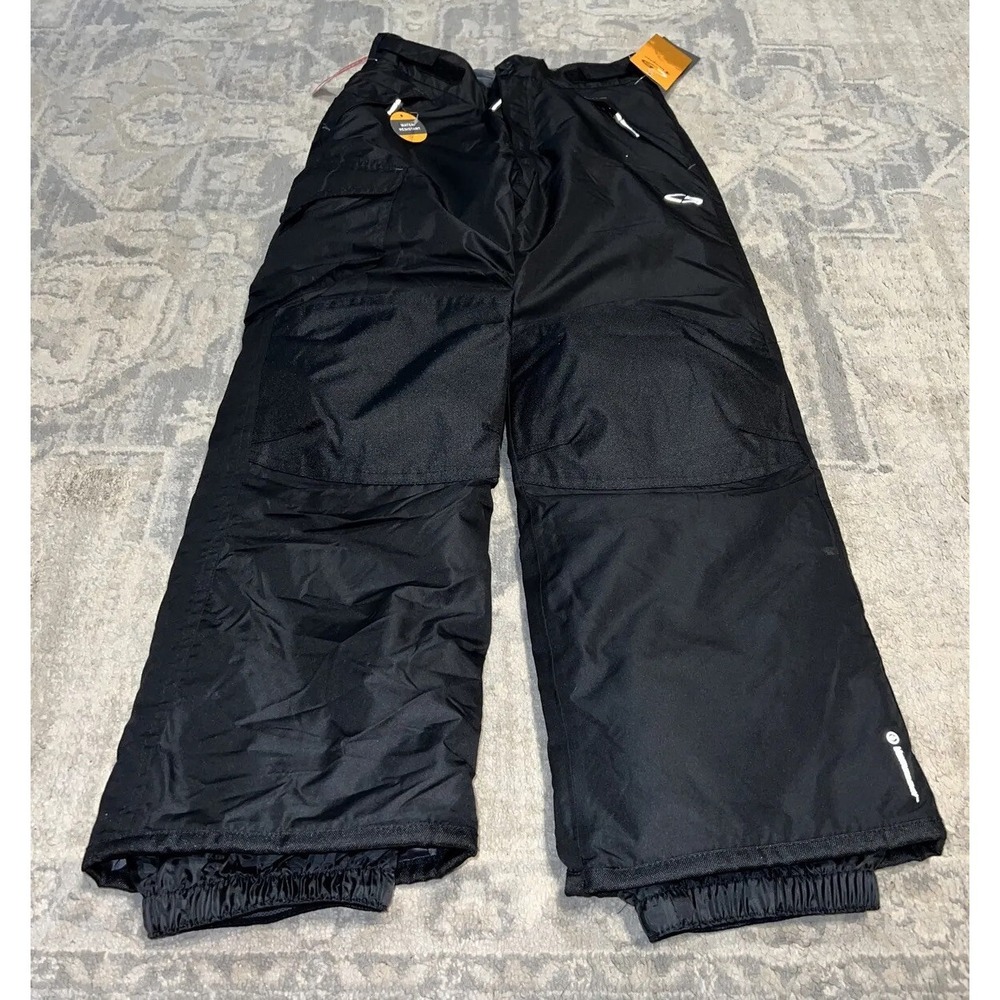New Champion C9 Youth Sz Medium 8-10‎ Snow Pants Black Venturedry Ski